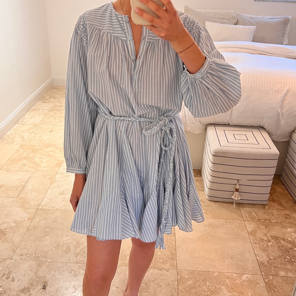 Rhode Blue Striped Women's Dress